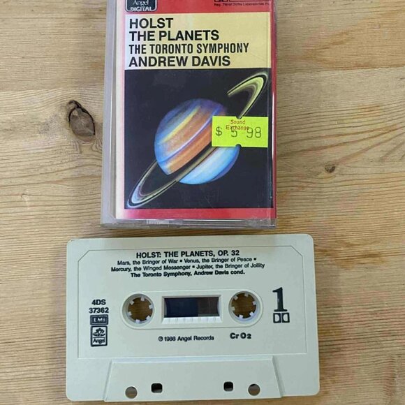 Holst , The Toronto Symphon , Andrew Davis Vintage Cassette Tapes C11 - Picture 1 of 2